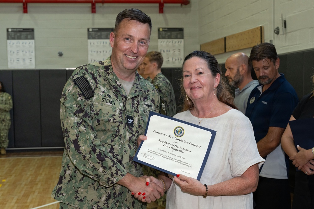 NSA Souda Bay July Awards at Quarters