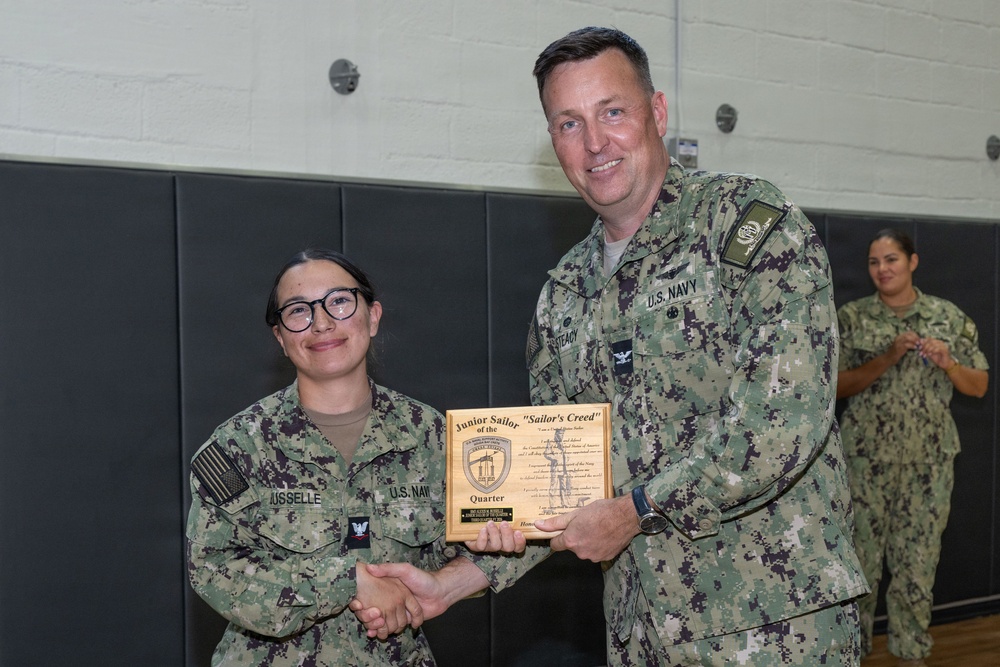 NSA Souda Bay July Awards at Quarters