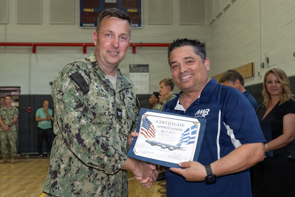 NSA Souda Bay July Awards at Quarters