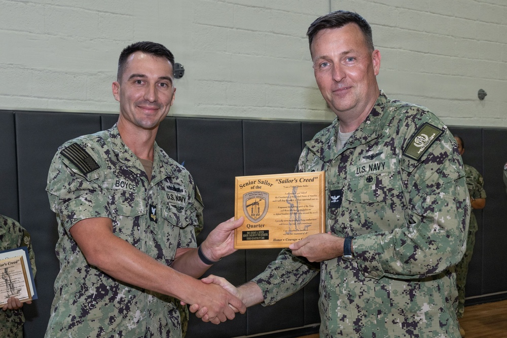 NSA Souda Bay July Awards at Quarters