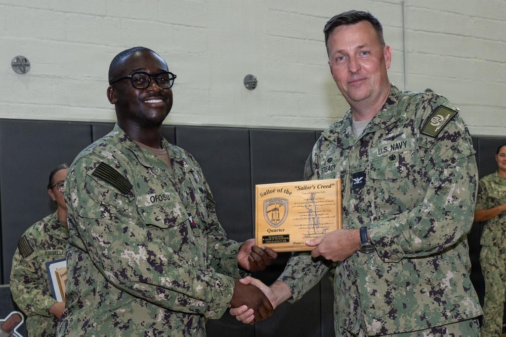 NSA Souda Bay July Awards at Quarters