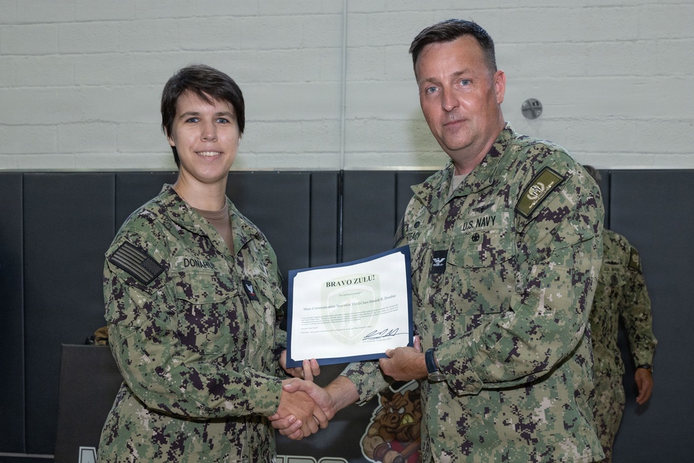 NSA Souda Bay July Awards at Quarters