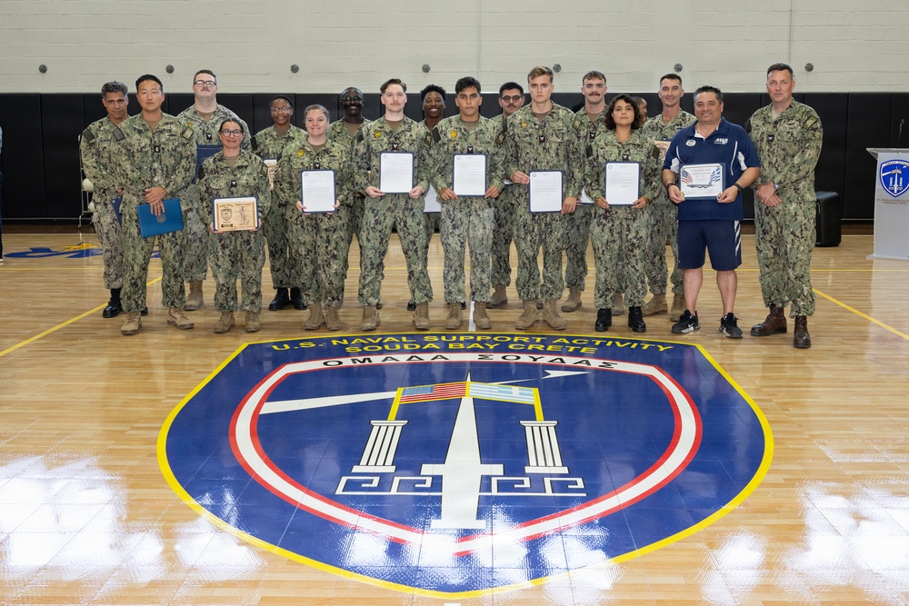 NSA Souda Bay July Awards at Quarters