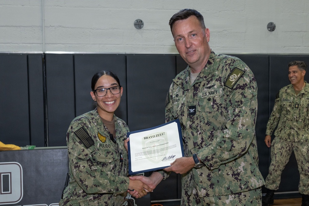 NSA Souda Bay July Awards at Quarters