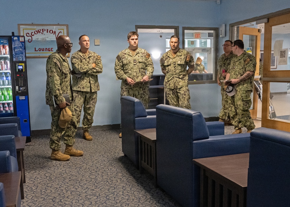 Senior Enlisted Leaders Visit Naval Submarine Base New London