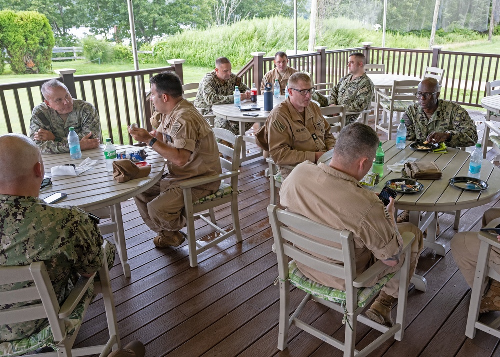 Senior Enlisted Leaders Visit Naval Submarine Base New London