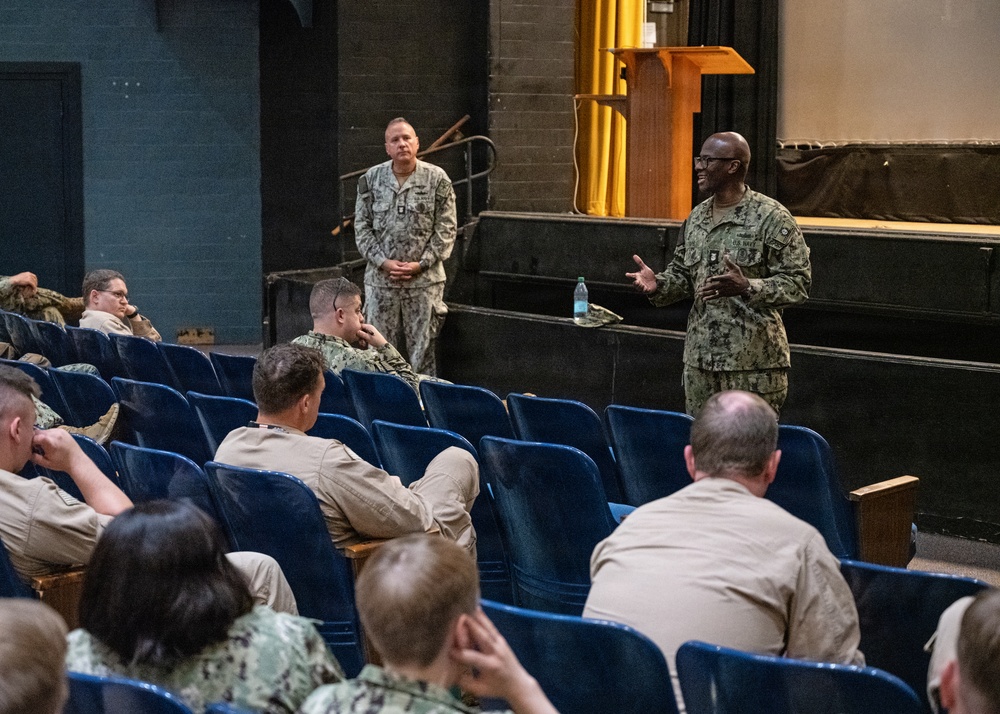 Senior Enlisted Leaders Visit Naval Submarine Base New London