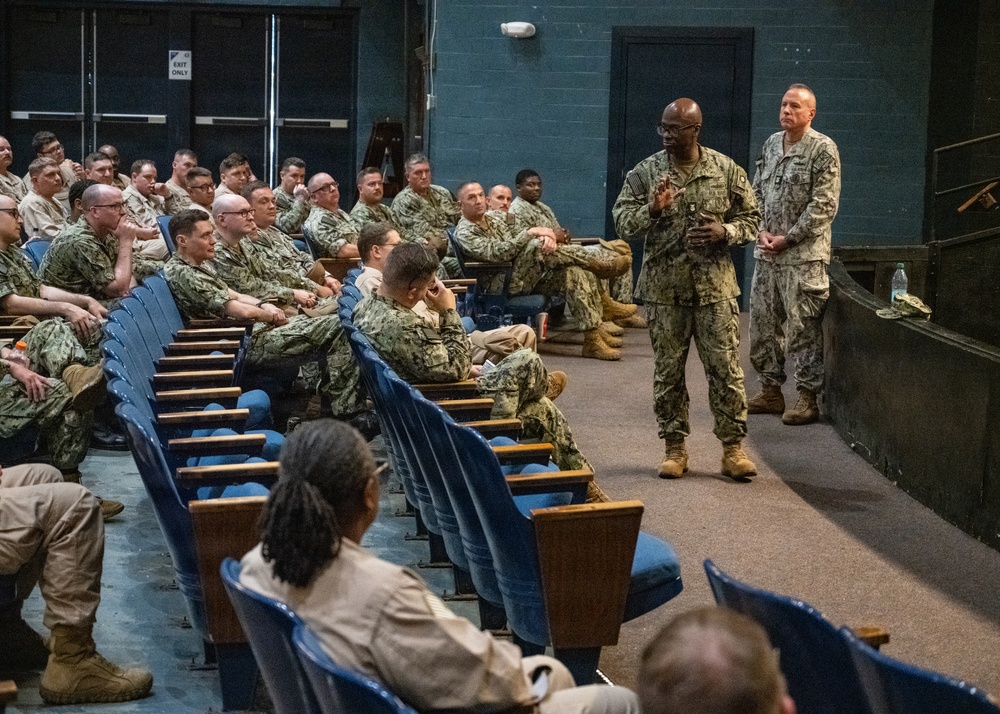 Senior Enlisted Leaders Visit Naval Submarine Base New London