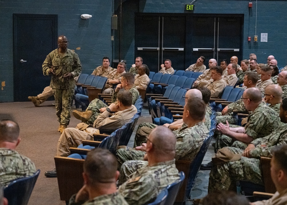Senior Enlisted Leaders Visit Naval Submarine Base New London