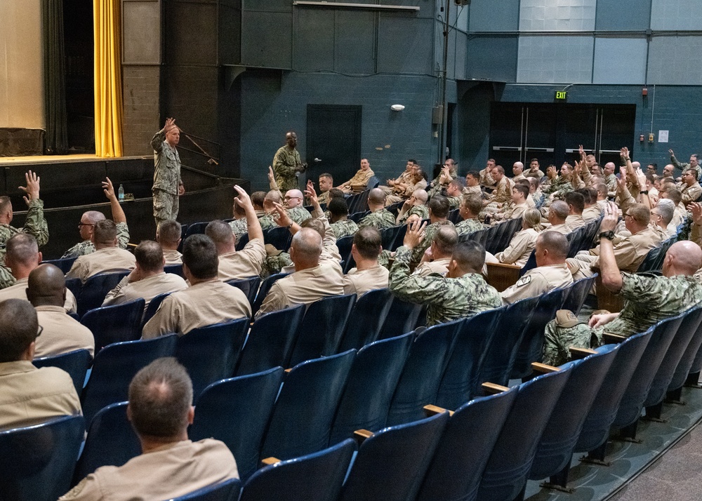 Senior Enlisted Leaders Visit Naval Submarine Base New London