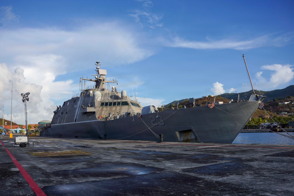 USS Cooperstown Conducts In-port Operations at St. Thomas, U.S. Virgin Islands.