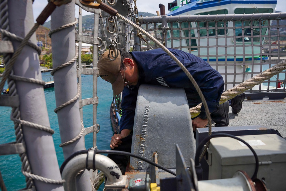 USS Cooperstown Makes Port at St. Thomas, U.S. Virgin Islands.