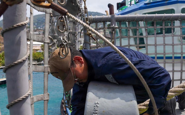 USS Cooperstown Makes Port at St. Thomas, U.S. Virgin Islands.