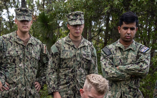 Naval ROTC Midshipmen Develop Field-Craft Fundamentals with 2nd Marine Division
