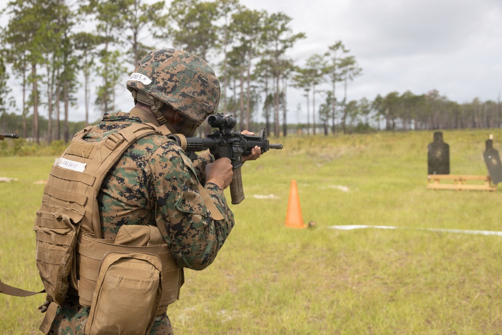 Naval ROTC Midshipmen Develop Field-Craft Fundamentals with 2nd Marine Division