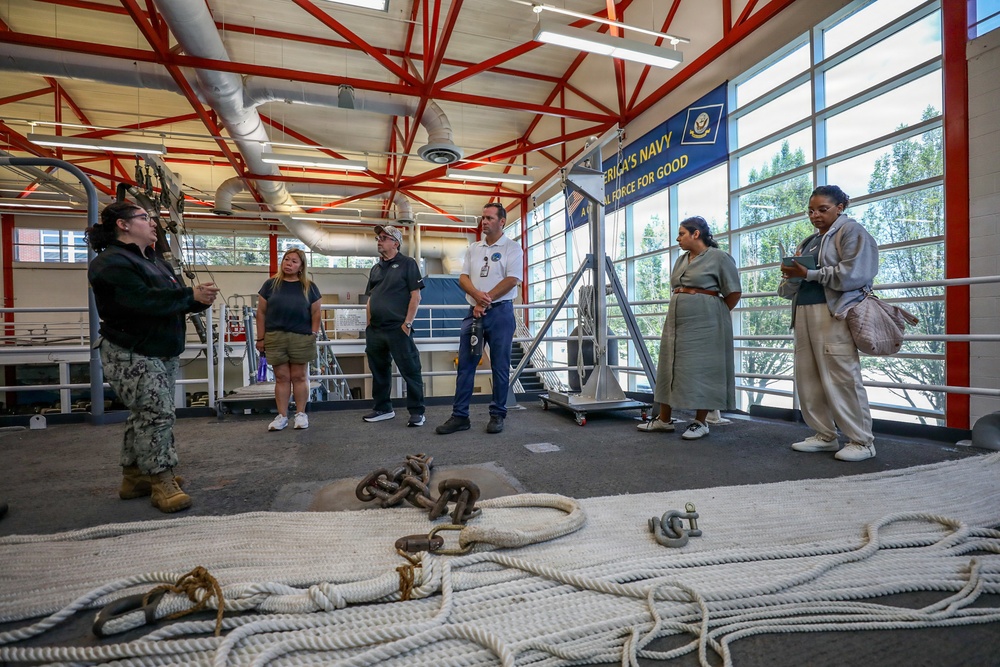 NTAG Empire State tours SWESC Training Facilities as part of an Educator Orientation Visit