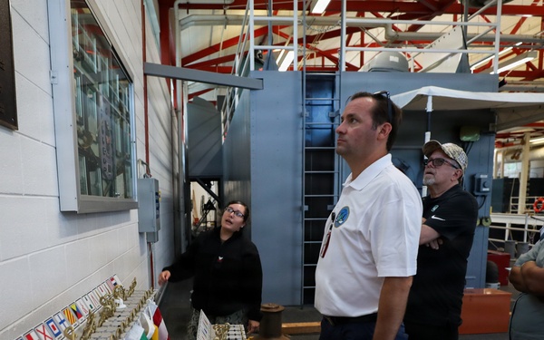 NTAG Empire State tours SWESC Training Facilities as part of an Educator Orientation Visit