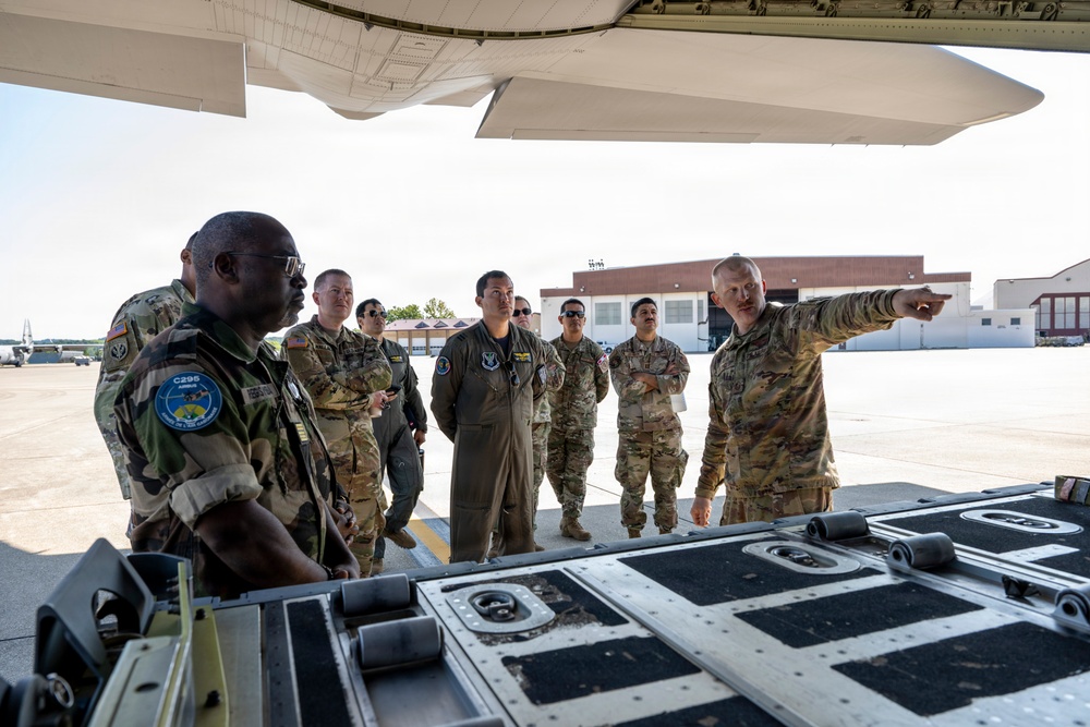 Gabon and Peru Delegation Visit Sentry Storm 26