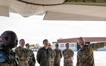 Gabon and Peru Delegation Visit Sentry Storm 26
