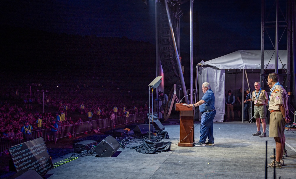 West Virginia Gov. Patrick Morrisey visits National Scout Jamboree
