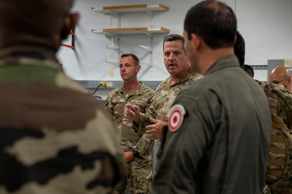 State Partnership Program Delegates Tour 130th Maintenance Group