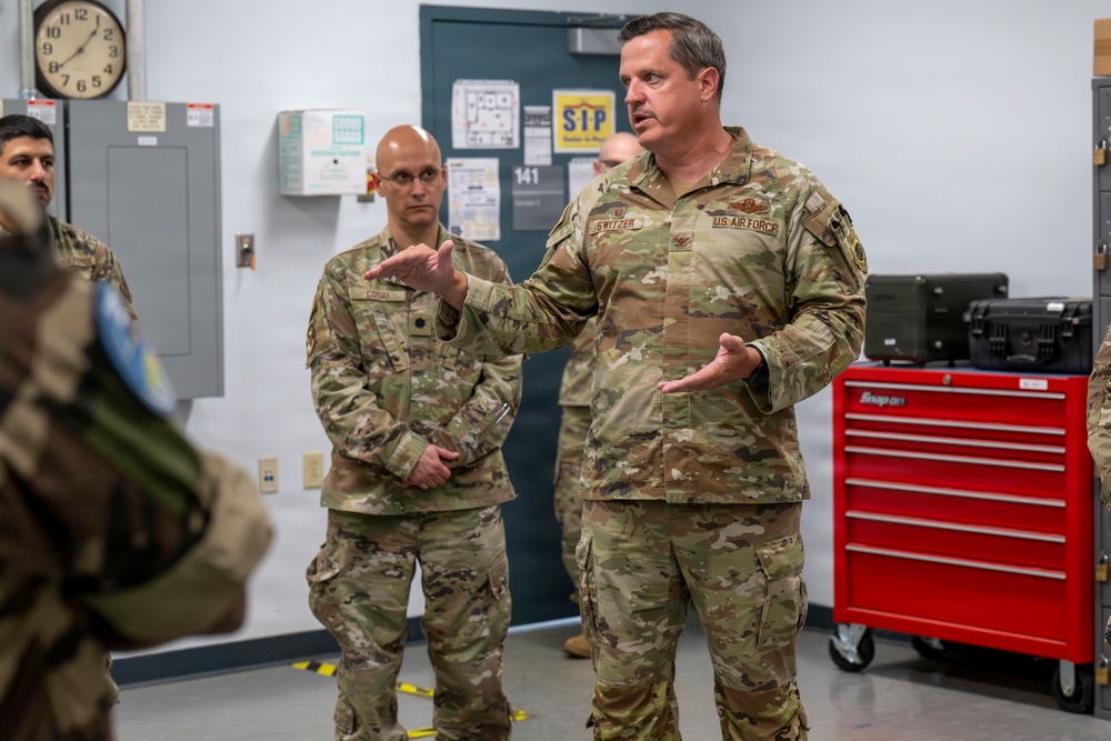 State Partnership Program Delegates Tour 130th Maintenance Group