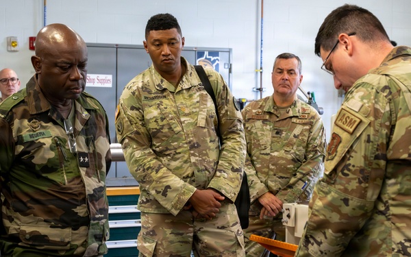 State Partnership Program Delegates Tour 130th Maintenance Group