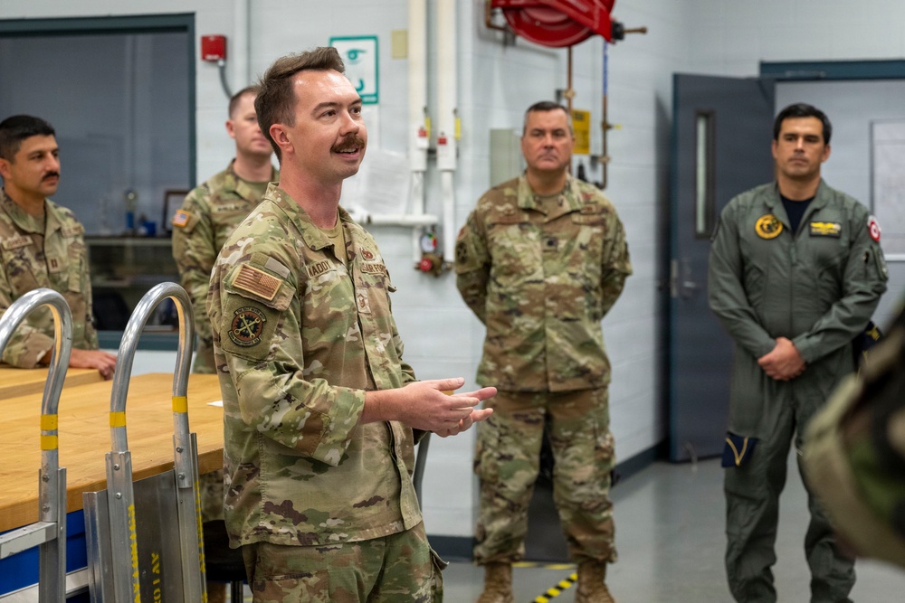 State Partnership Program Delegates Tour 130th Maintenance Group