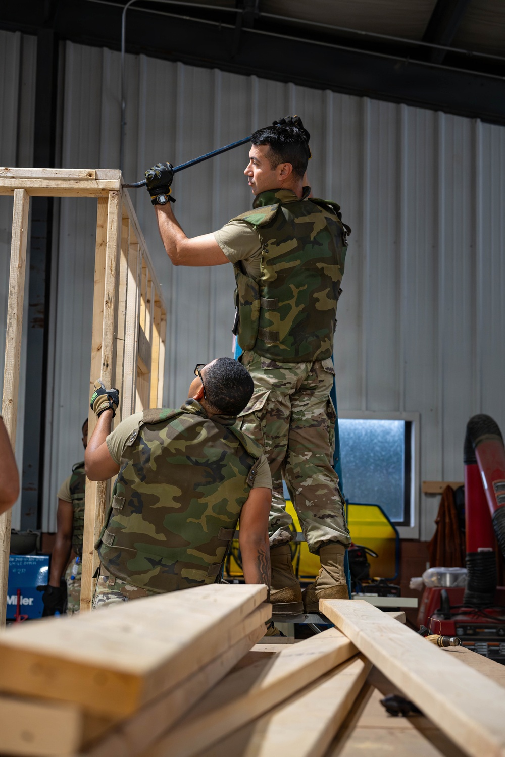 436th CES Structures Airmen perfect the build