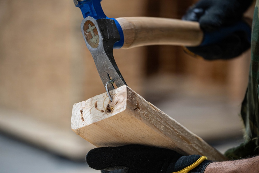 436th CES Structures Airmen perfect the build