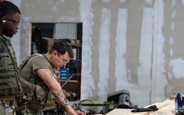 436th CES Structures Airmen perfect the build