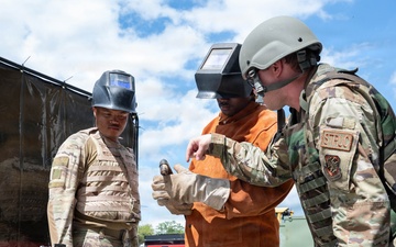 436th CES Structures Airmen perfect the build