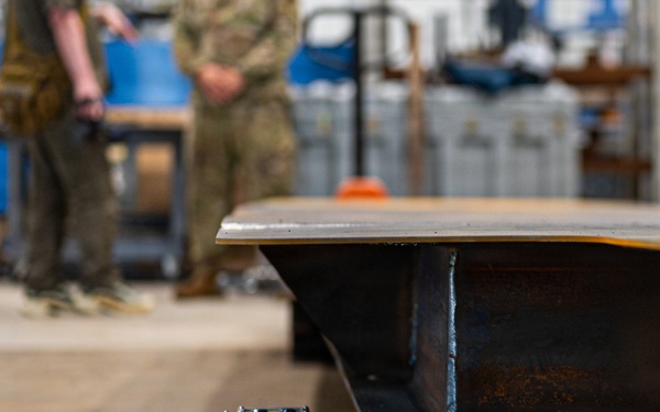911 AW prepares C-130 tail mounting
