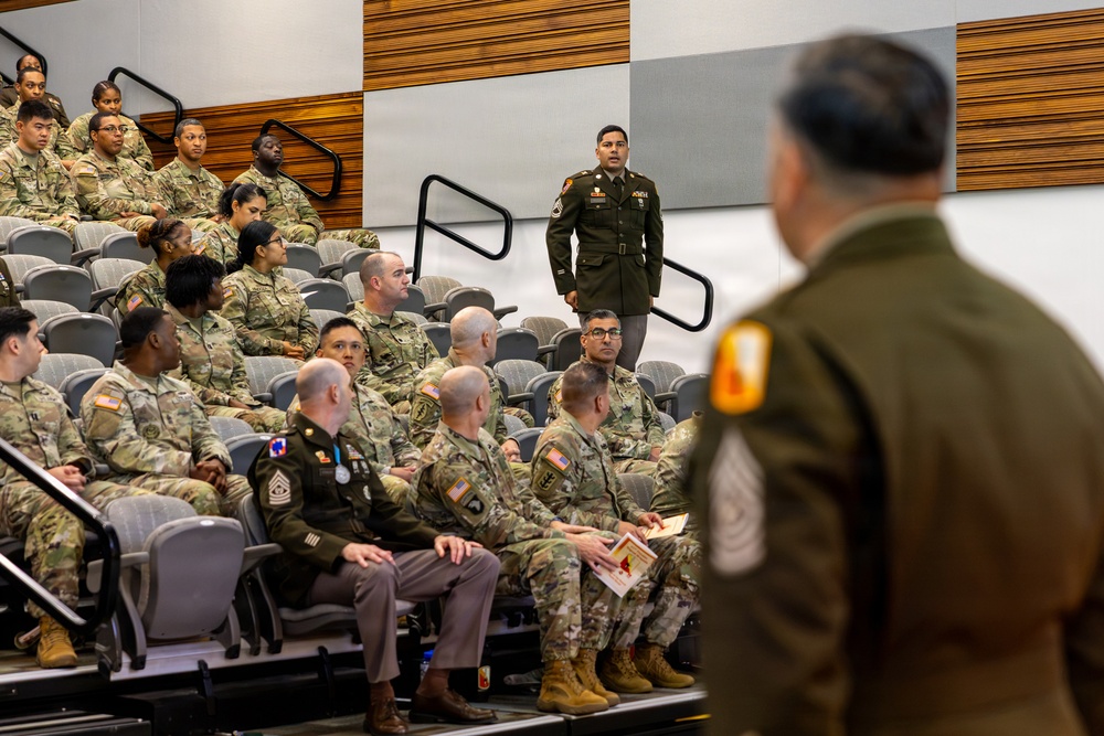 21st TSB NCOs Inducted into Corps. During a Ceremony