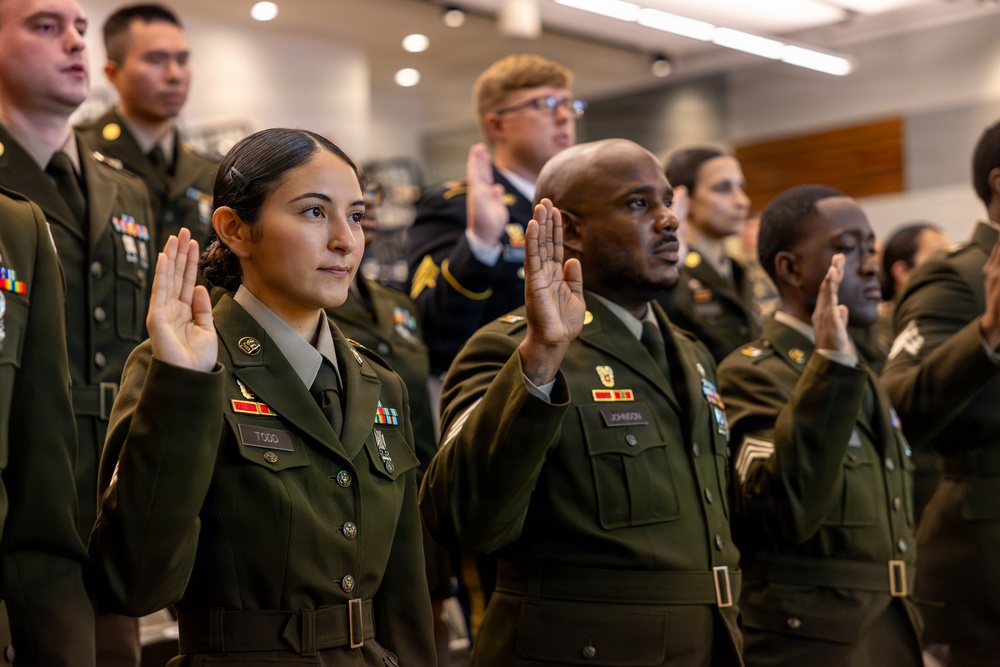 21st TSB NCOs Inducted into Corps. During a Ceremony