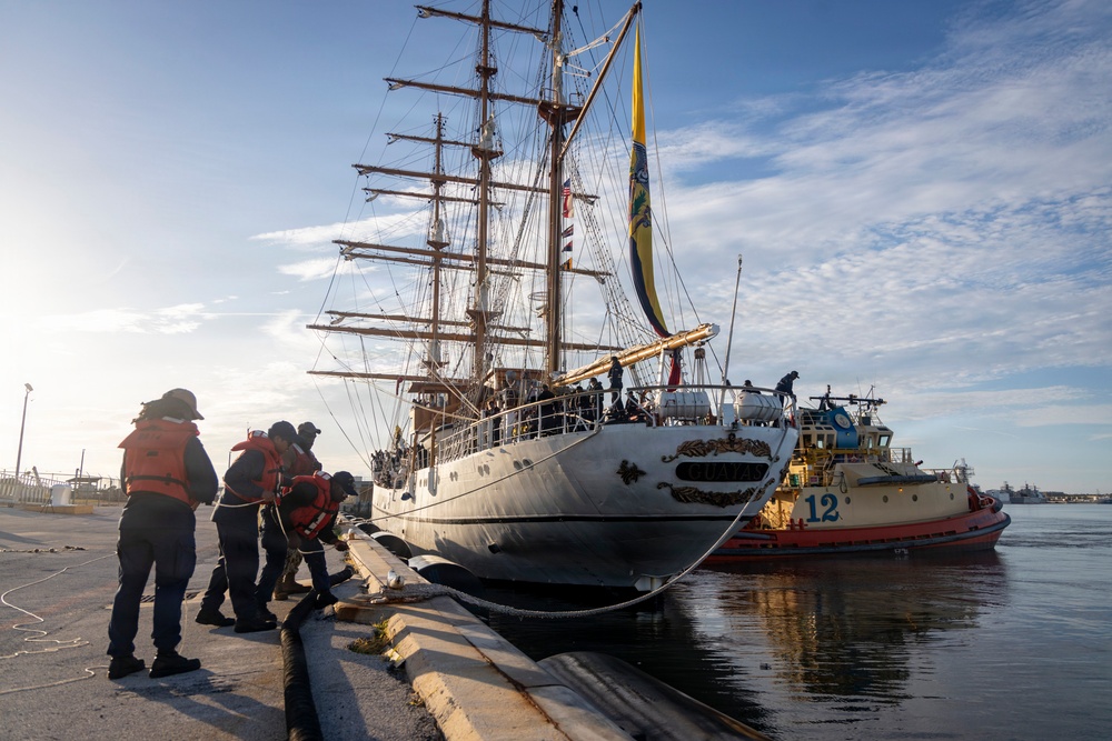 BAE Guayas Arrives at Naval Station Mayport