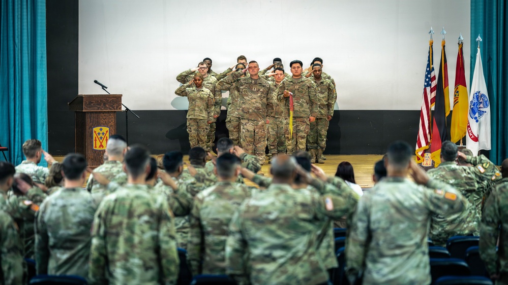 1SG Johnson Assumes Responsibility for HHB, 52D ADA BDE Continuing the Legacy of Greatness, at Sembach Kaserne, Germany
