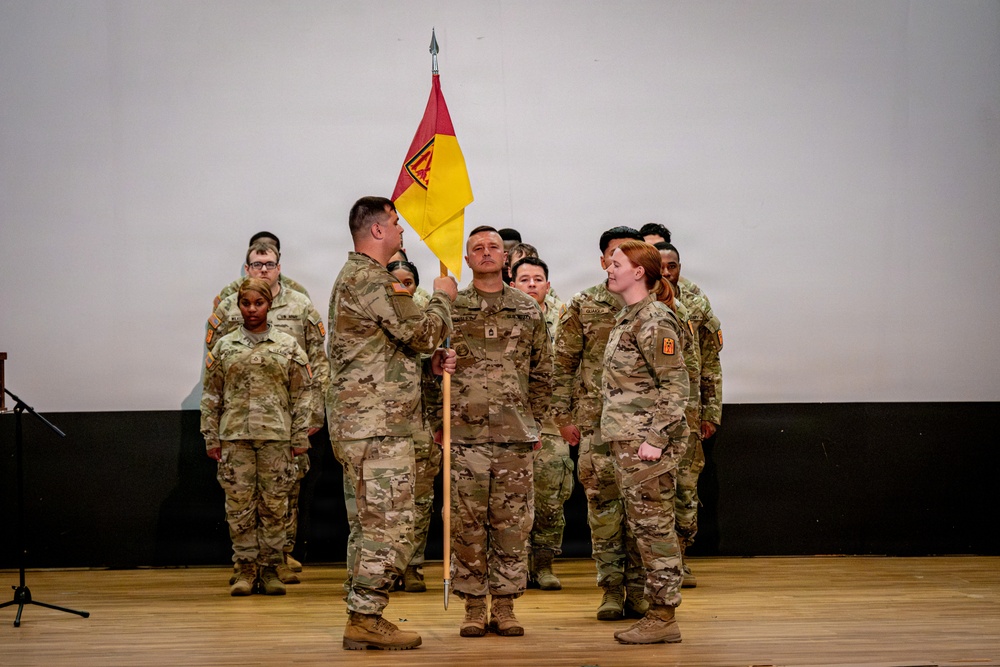 1SG Johnson Assumes Responsibility for HHB, 52D ADA BDE Continuing the Legacy of Greatness, at Sembach Kaserne, Germany