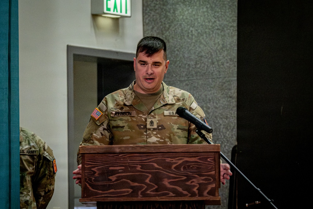 1SG Johnson Assumes Responsibility for HHB, 52D ADA BDE Continuing the Legacy of Greatness, at Sembach Kaserne, Germany