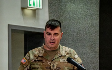1SG Johnson Assumes Responsibility for HHB, 52D ADA BDE Continuing the Legacy of Greatness, at Sembach Kaserne, Germany