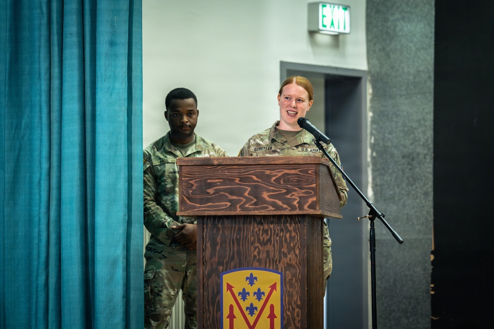 1SG Johnson Assumes Responsibility for HHB, 52D ADA BDE Continuing the Legacy of Greatness, at Sembach Kaserne, Germany