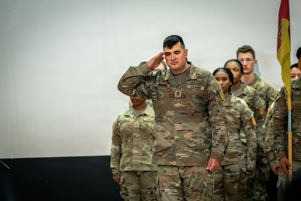 1SG Johnson Assumes Responsibility for HHB, 52D ADA BDE Continuing the Legacy of Greatness, at Sembach Kaserne, Germany