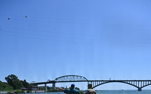 Buffalo District Leadership Visits Bird Island Pier Project Site
