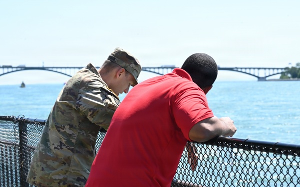 Buffalo District Leadership Visits CAP 103 Project Site