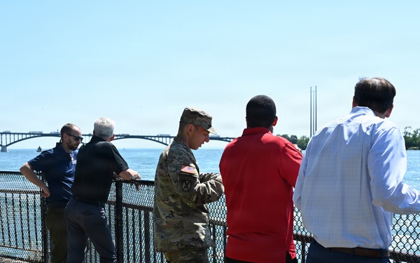 Buffalo District Leadership Visits CAP 103 Project Site