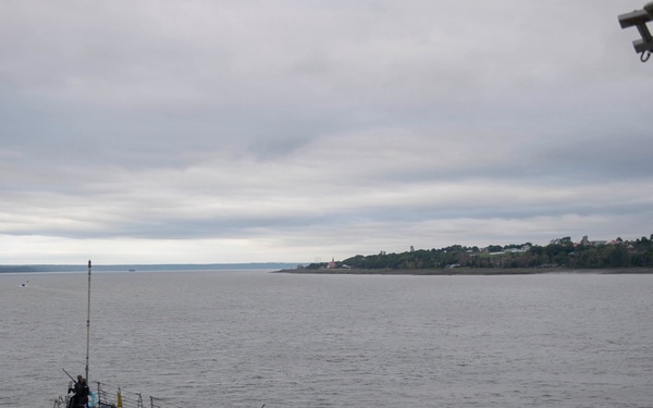 USS Mahan Arrives in Quebec City for Rendez-vous naval de Québec