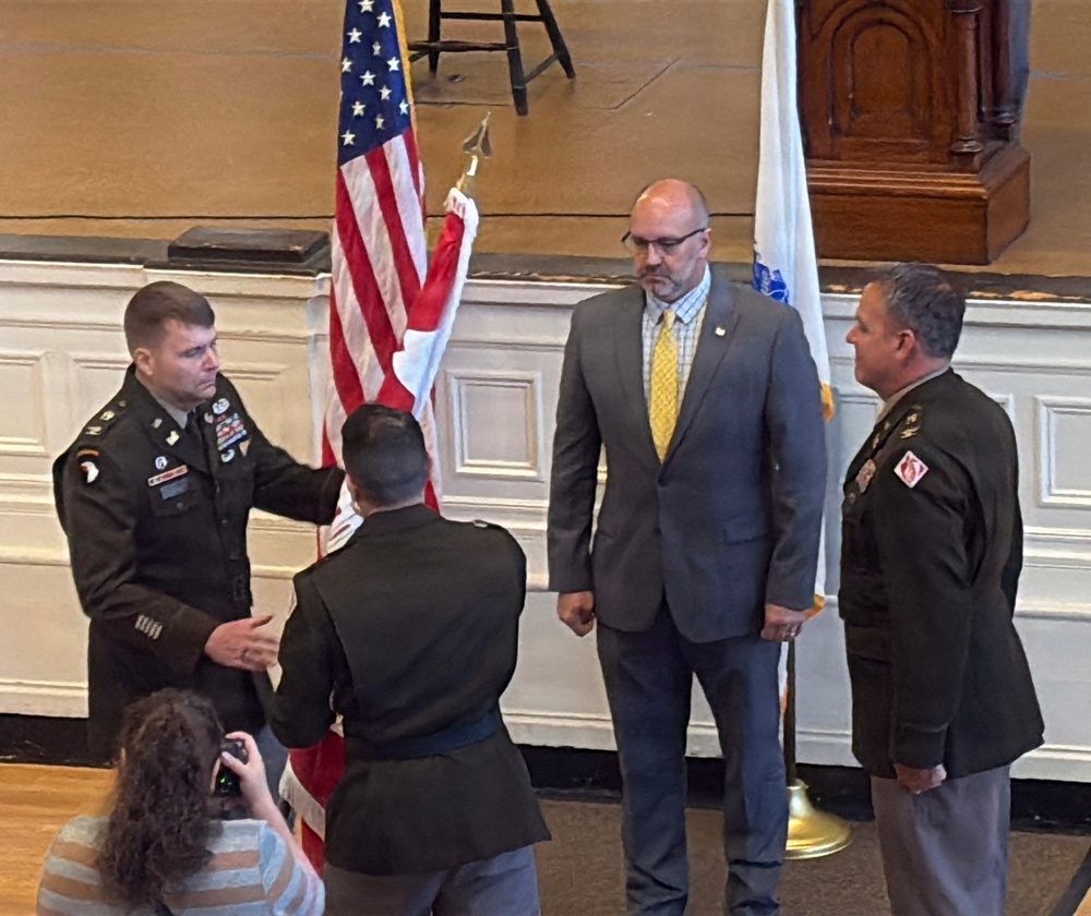 Col. Charles Comfort assumes command of the New England District