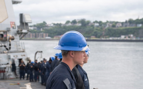 USS Mahan Arrives in Quebec City for Rendez-vous naval de Québec