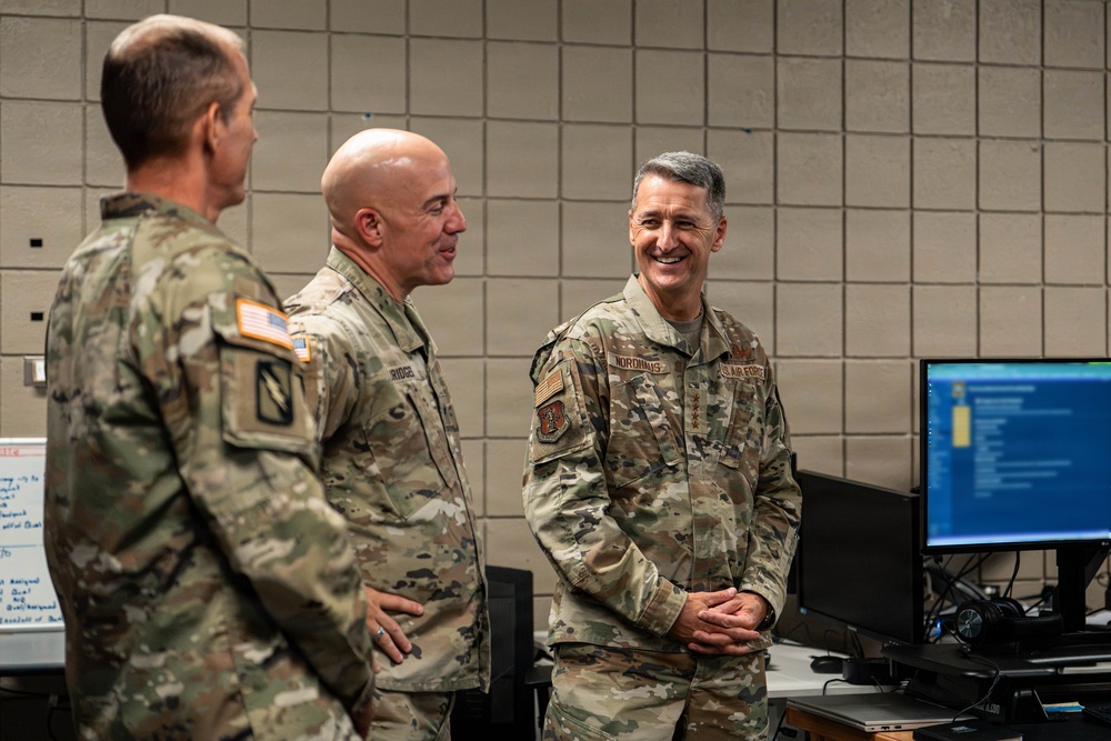 CNGB Visits Chief Data and Artificial Intelligence Office at Camp Robinson