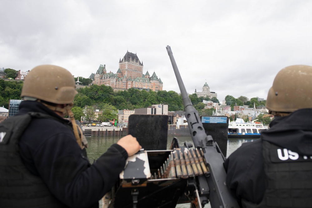 USS Mahan Arrives in Quebec City for Rendez-vous naval de Québec